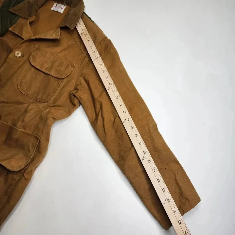 Canvasback Water Repellent Shooting Jacket Hunting Duck Fishing Waxed Sz Medium - Picture 9 of 16